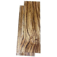 Zebrawood Lumber 3/4""X4""X12"" - 2 Pack