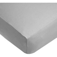 Tl Care Fitted Crib Sheet 28"" X 52"", Soft Breathable Neutral 100% Cotton Jersey Sheet, Gray, For Boys And Girls, Fits Crib And Toddler Bed Mattresses