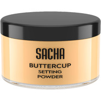 Sacha Buttercup Setting Powder Makeup 1.75 Oz. Translucent Setting Powder For Oily Skin Finishing Powder Loose Powder Makeup Blurring Powder Blurs Fine Lines And Pores For Medium To Dark Skin Tones