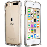 Ulak Ipod Touch 7 Case, Ipod Touch 6 & 5 Case, Transparent Slim Hybrid Tpu Bumper/Scratch Resistant Hard Pc Back, Corner Shock Absorption Case For Ipod Touch 5Th 6Th 7Th Generation, Clear