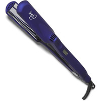 Ion Titanium Gator Digital Flat Iron, 1-1/4 Inch, Straighten, Curl, Or Flip Hair, Heats Up To 450F, Digital Display, Dual Voltage