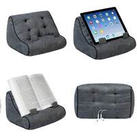 Gifts For Readers & Writers Book Couch Ipad Stand | Cushioned Tablet Stand & Book Holder| Reading Pillow For Bed Time | Tablet Lap Rest Cushion | A Fun Gift For Book Lovers
