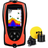 Lucky Portable Fish Finder Handheld Kayak Fish Finders Wired Fish Depth Finder Sonar Sensor Transducer For Boat Fishing Sea Fishing