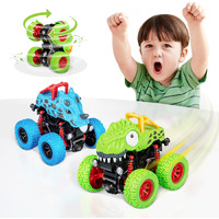 Lodby Dinosaur Toys For 2 3 4 5 Year Old Boys , Pull Back Vehicles Toys Monster Truck For Toddler Boys Age 2-4-6, Dino Cars For Kids 3-5 Year Old Christmas Birthday Gifts