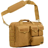 Seibertron Pro-Multifunction Shoulder Messenger Bag Fit For 14.1"" Laptop Khaki