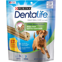 Purina Dentallife Daily Oral Care Dog Treats Large Chews - 7 Ct