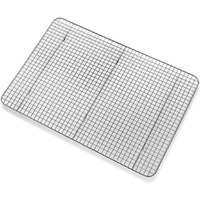 Elo Mit Freude Kochen! 12 Inch X 17 Inch Wire Cooling Rack, Chrome Plate Steel