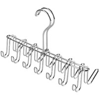 Idesign Classico Metal Tie Hanger, Hanging Closet Organization Storage Holder For Belts, Men's Ties, Women's Shawls, Pashminas, Scarves, Clothing, Accessories, Horizontal Rack