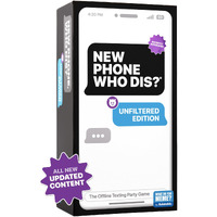 New Phone, Who Dis? By Relatable, The Offline Text Message Party Game, All New Updated Content, Card Games For Adults, Viral Party Game, Game Night Games, Includes 100 Inbox Cards And 300 Reply Cards