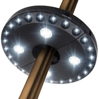 Oyoco Patio Umbrella Light 3 Brightness Modes Cordless 28 Led Lights-4 X Aa Battery Operated,Umbrella Pole Light For Patio Umbrellas,Camping Tents Or Indoor Use