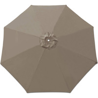 Strong Camel Replacement Patio Umbrella Canopy Cover For 9Ft 8 Ribs Umbrella Green (Taupe)