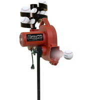 Heater Sports Base Hit Lite Adjustable Baseball Pitching Machine - 45 Mph Pitching Speed, Includes Automatic Ball Feeder, Extremely Accurate | Perfect For Hitting And Fielding Training For All Ages