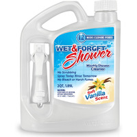 Wet & Forget Shower Cleaner Spray Multi-Surface Weekly Application Requires No Scrubbing, Bleach-Free Formula, Ready To Use, Vanilla Scent, 3 Months Of Cleaning, 64 Fluid Ounces, 1 Pack