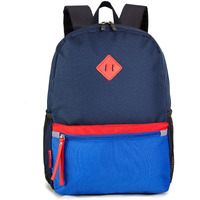 Hawlander Little Kids Backpack For Boys Toddler School Bag Fits 3 To 6 Years Old, 15 Inch, Navy Blue