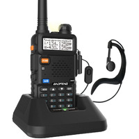 Baofeng Uv-5R Dual Band Two Way Radio (Black), 144-148Mhz & 420-450Mhz