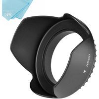 77Mm Digital Tulip Flower Lens Hood For Nikon Coolpix P1000 16.7 Digital Camera