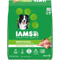 Iams Proactive Health Minichunks Adult Dry Dog Food With Real Chicken, 30 Lb. Bag