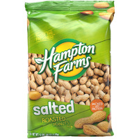 Hampton Farms - Usa Grown All-Natural - Fancy Roasted In-Shell Salted Peanuts - 5 Lb. Bag