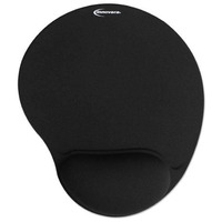 Innovera Ivr50448 Mouse Pad With Gel Wrist Pad, Black