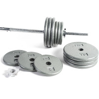 Cap Barbell Standard 1-Inch Barbell Weight Set, 100-Pounds