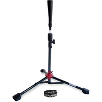 Powernet Corbin Carroll Baseball Softball Batting Tee | Hitting Drill Coaching Aid | Adjustable Height 27.5"" - 44"" | Portable Collapsible | Rubber Top | Extra Wide Base (Deluxe Tee | 2.5 Pounds)