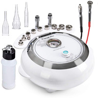 3 In 1 Diamond Microdermabrasion Machine, Topdirect Facial Skin Care Salon Equipment W/Vacuum & Spray (Strong Suction Power: 65-68Cmhg)