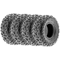 Sunf 145/70-6 145/70X6 Light Weight Atv Utv Knobby Tire 6 Pr A014 - Set Of 4