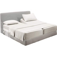 Split Sheets California King Sheets 5 Pieces- 100% Cotton Bed Sheets California King Sheet Set Deep Pockets California King Bed Sheets Cal King Sheets Deep Pocket Cali King Sheets White Solid