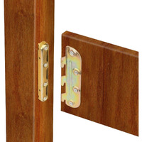 Surface Mounted Bed Rail Brackets-Bed Frame Hardware For Wood Bed Frame Headboards Footboards - Set Of 4 (Screws Included)