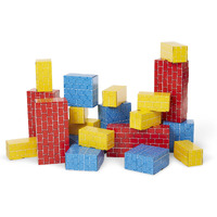 Melissa & Doug Deluxe Jumbo Cardboard Blocks (24 Pieces) - Fsc Certified
