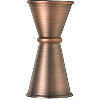 Barfly Japanese Style Jigger, 1/2 Oz X 3/4 Oz, Antique Copper
