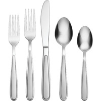 Oneida Jordan 20 Piece Everyday, Service For 4 Flatware, 10.4 Inches, Silverware Set