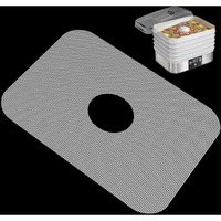 Gucuji Pack Of 5 Premium Non Stick Silicone Dehydrator Sheets Fruit Dryer Mesh For Hamilton Beach 32100A