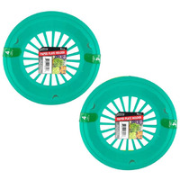 Cooking Concepts Bright Colored Plastic Paper Plate Holders For 9 Inch Paper Plates, 8 Piece Set (Ocean)