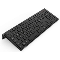 Kotemon Acrylic Tilted Computer Keyboard Stand For Ergonomic Typing, Keyboard Tray Holder With Silicone Non-Slip Case, Black