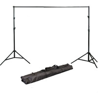 Ephoto H804B Adjustable Background Backdrop Support Stands Photography Backdrop Crossbar Frame Kit
