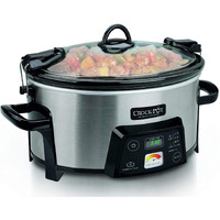 Crock-Pot Sccpcts605-S Cook Travel Serve 6-Quart Programmable Slow Cooker