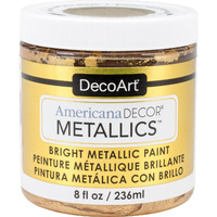 Decoart Decadmtl-36.4 Ameri Deco Mtlc 24K Gold Americana Decor Metallics 8Oz, 1