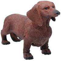 Ytc Chocolate Dachshund Dog - Collectible Figurine Statue Figure Puppy