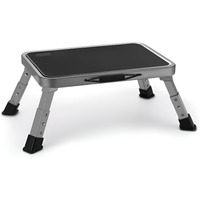 Jocauto Foldable Step Stool, Adjustable Step Stool With A Non-Slip Platform, Step Ladder With Thick Rubber Feet For Adults Or Children In Kitchen, Bedroom, Office, Rv, 330 Lbs Capacity