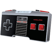 My Arcade Gamepad Classic - Wireless Game Controller - Compatible With Nintendo Nes Classic Edition, Wii, Wii U - Adapter Included - 30 Feet Range - Home Button - Battery Powered - Ergonomic Design