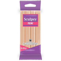 Sculpey Premo Polymer Oven-Bake Clay, Beige, Non Toxic, 1 Lb. Bar, Great For Jewelry Making, Holiday, Diy, Mixed Media And Home D  Cor Projects. Premium Clay Perfect For Clayers And Artists.