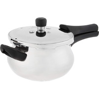 Prestige Deluxe Stainless Steel Mini Handi Pressure Cooker, 3.3-Liter