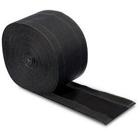 Electriduct 4"" Safcord Carpet Cord Cover Strip Secure And Hide Floor Cables And Wires - 30 Feet - Black | Works Only On Commercial Carpet, Barber And Loop Style Rugs