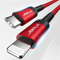 Jsaux Usb C To Lightning Cable 6Ft, [Apple Mfi Certified] Iphone 14/13 Fast Charging Cord Usb C Iphone Cable For Iphone 14/14 Plus/14 Pro/14 Pro Max/13/13 Mini/13 Pro/13 Pro Max/12 Pro Max/11 Pro Max