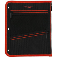 Five Star Zipper Pouch, Pencil Pouch, Pencil Case, Fits 3-Ring Binder, Assorted Colors, Color Will Vary, 1 Count (50642)