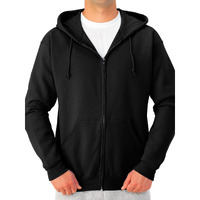 Jerzees -Men's Nublend -Fleece -Sweatshirts & -Hoodies, Full Zip-Black, Medium