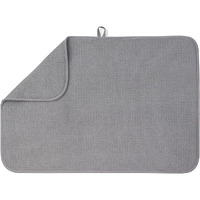 Bellemain Xxl Dish Mat Microfiber Dish Drying Mat, Super Absorbent (Grey, 17"" X 24"")
