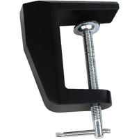 Luxo 60001Bk A-Edge Mount Bracket For Horizontal Surface Mounting, Black