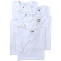 Hanes Ultimate Mens Control Crew Neck - Multiple Packs Available Undershirts, White 6 Pack, Medium Us